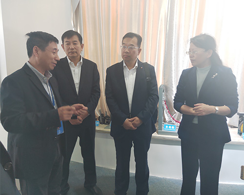 山东省枣庄市委常委 峄城区委书记于玉一行参观开云网页版页面登录公司展示厅(2019)